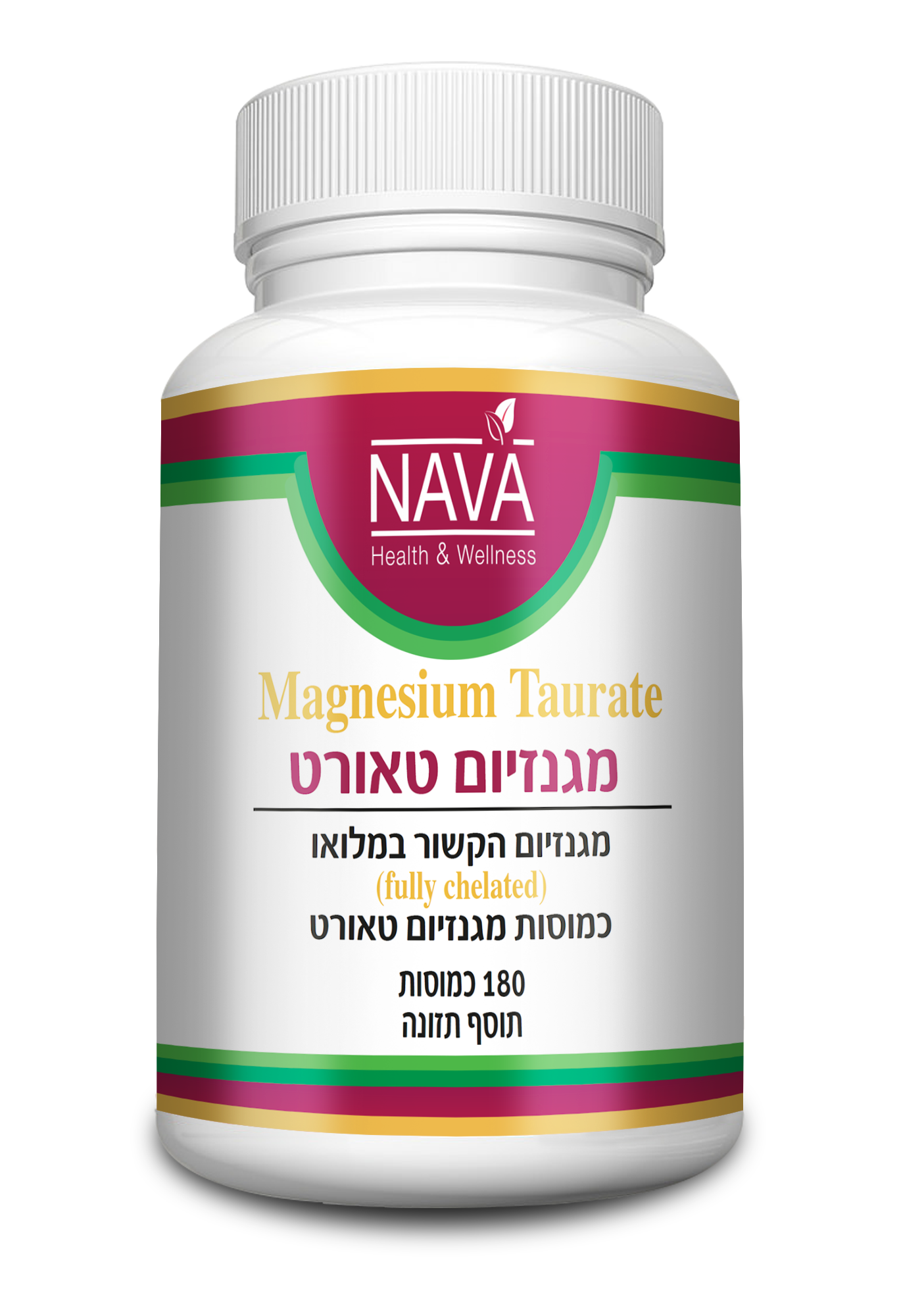 מגנזיום טאורט (180 כמוסות) Magnesium Taurate